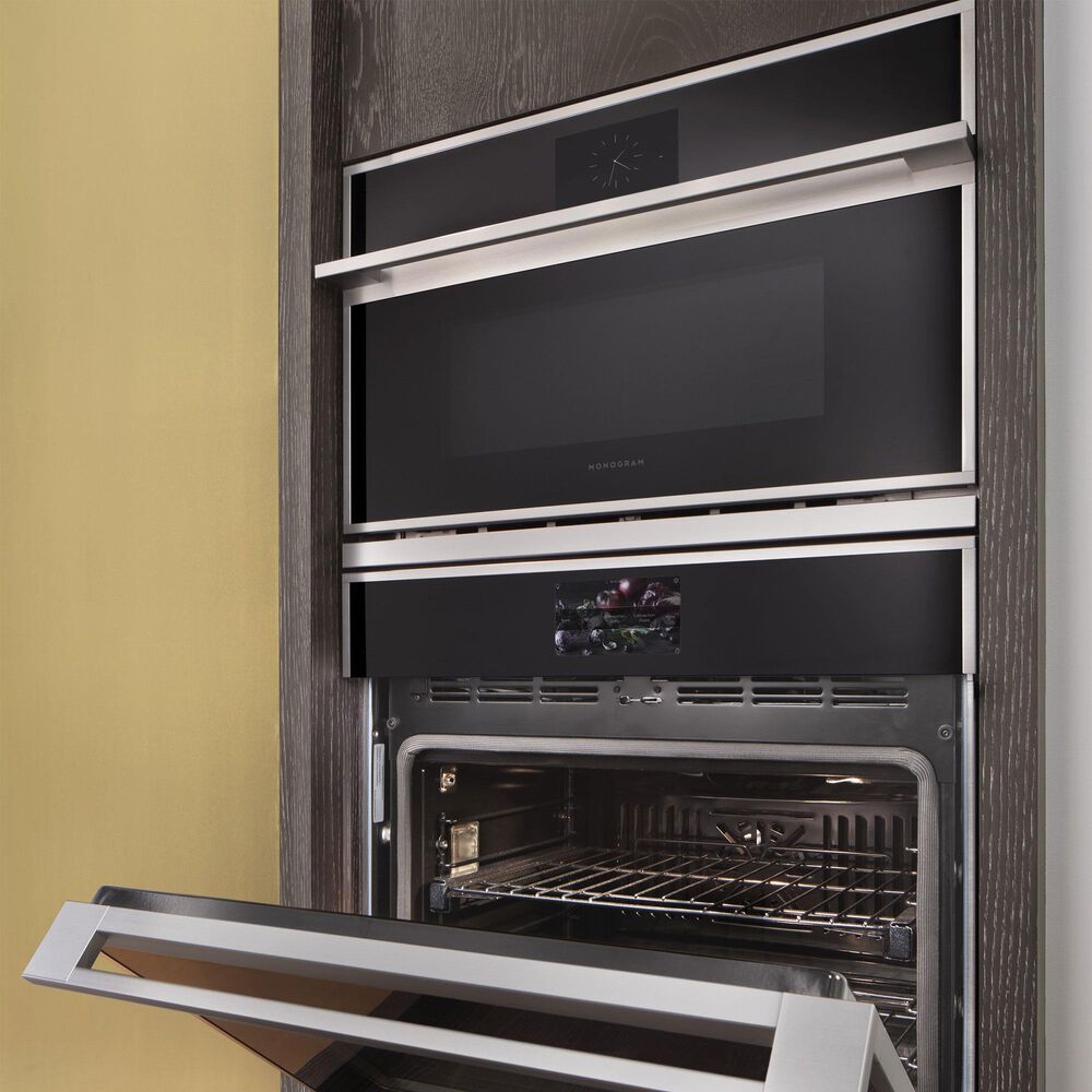Monogram 30&quot; Smart Electric Convection Single Wall Oven Minimalist Collection - Stainless Steel, , large