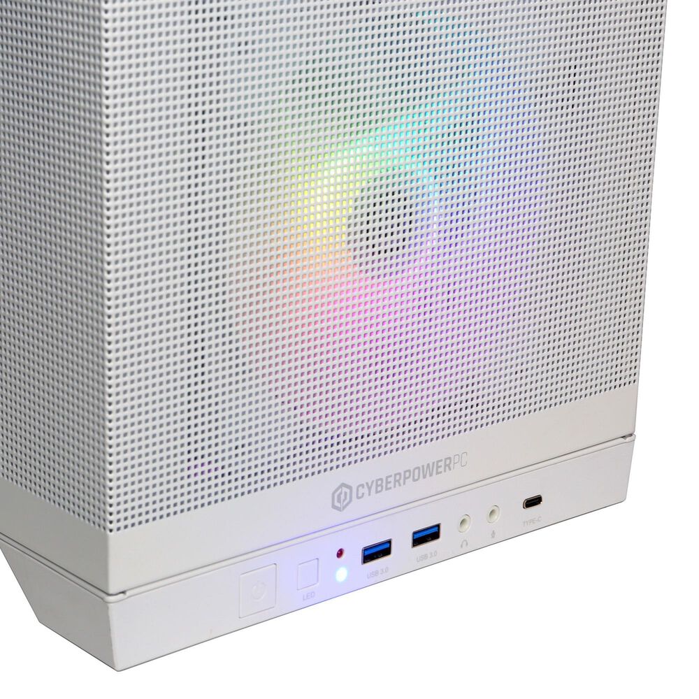 CyberPowerPC Gamer Supreme Gaming Desktop | AMD Ryzen 7 7800X3D - 32GB RAM - NVIDIA GeForce RTX 5060 Ti Graphics - 2TB SSD in White, , large