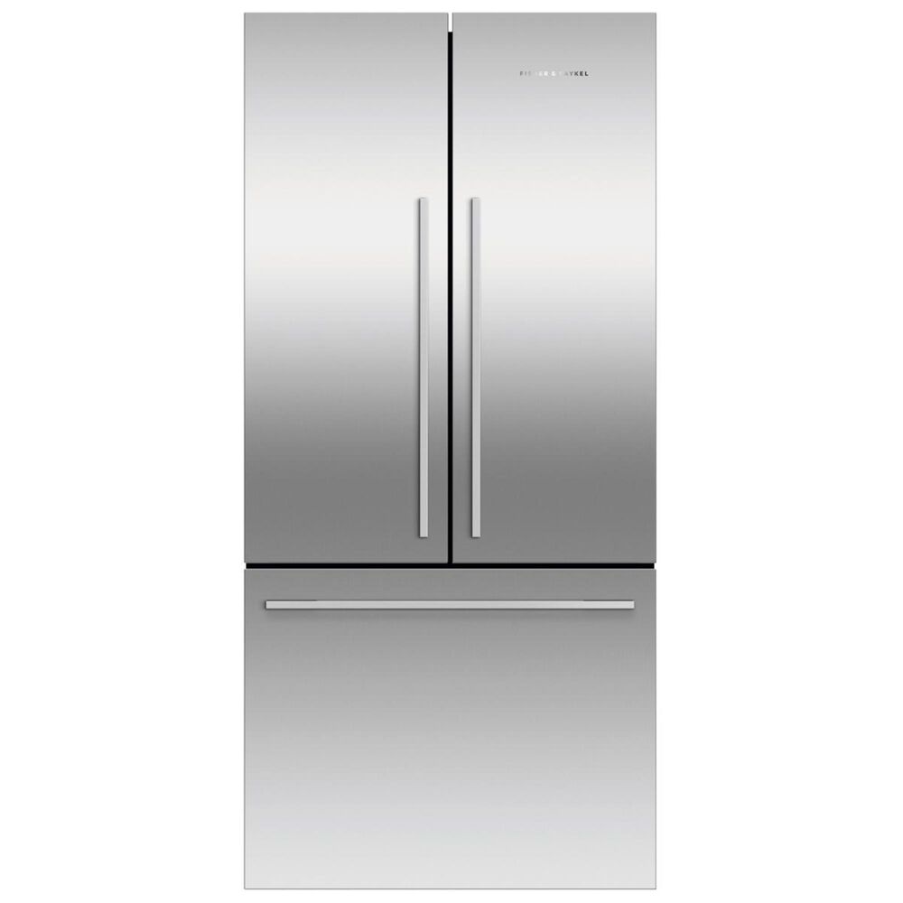 Fisher & Paykel 17.0 Cu. Ft. 3-Door French Door Refrigerator in Stainless Steel, , large