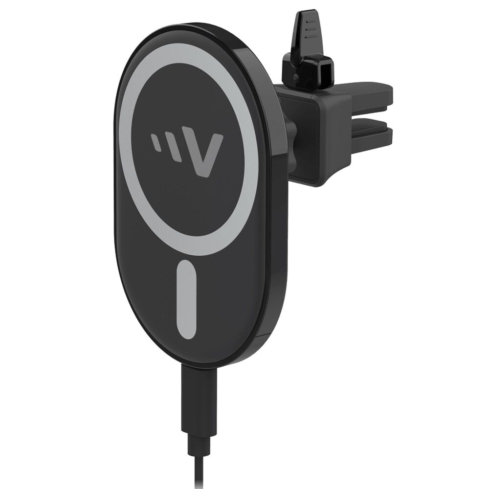 Ventev 15W Magnetic Wireless Car Charger Mount in Black, , large