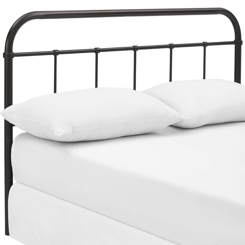 Modway Serena Steel Full Headboard in Brown, , large
