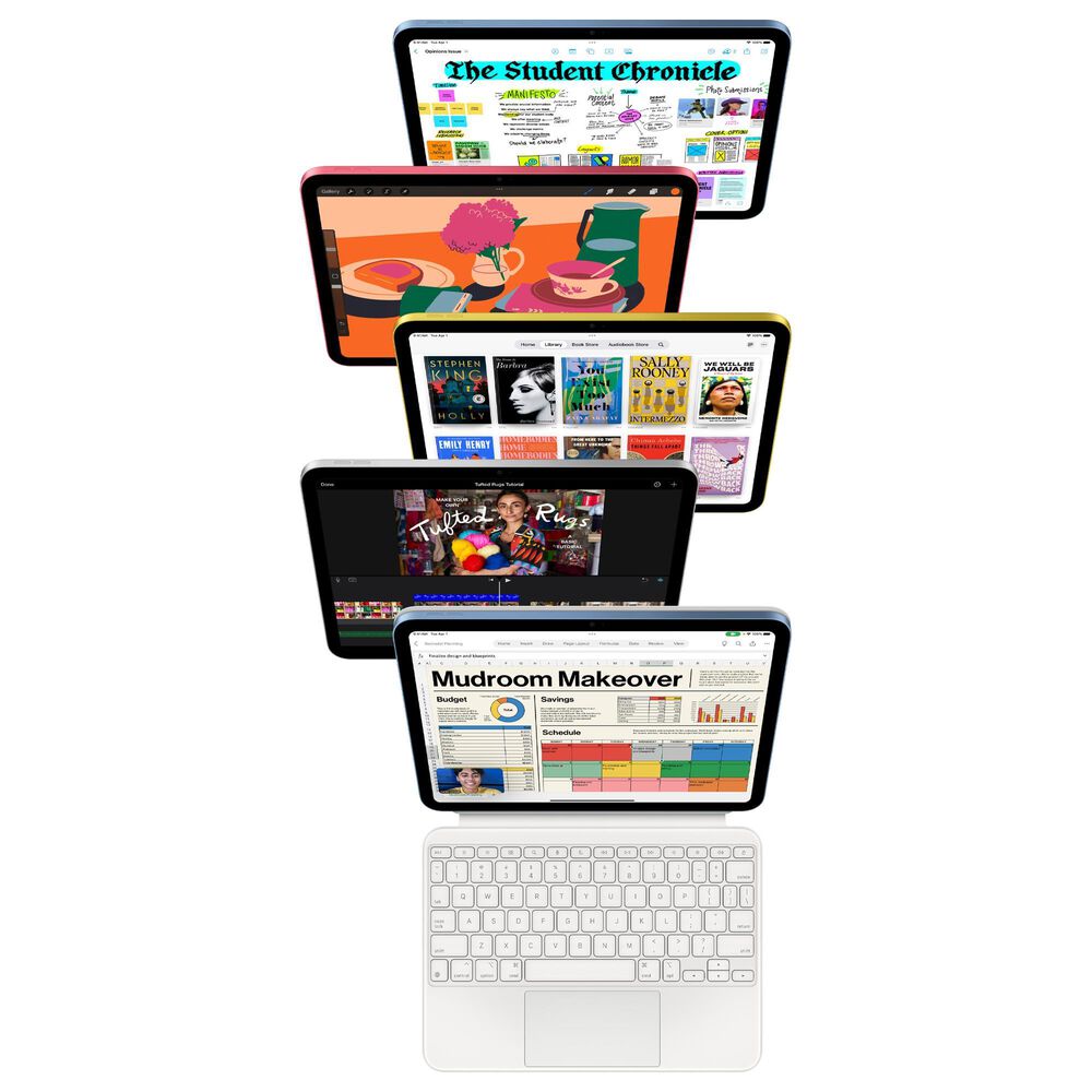 Apple iPad 11-Inch A16 Chip with Wi-Fi only - 512GB in Pink with 2-Year AppleCare+, , large