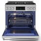 Thor Kitchen Gordon Ramsay 6 Cu. Ft. Professional Natural Gas Range in Stainless Steel, , large