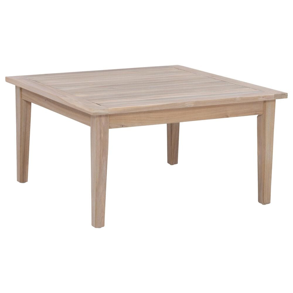 Linon Home Decor Teagon Square Coffee Table in Natural, , large