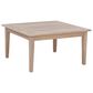 Linon Home Decor Teagon Square Coffee Table in Natural, , large