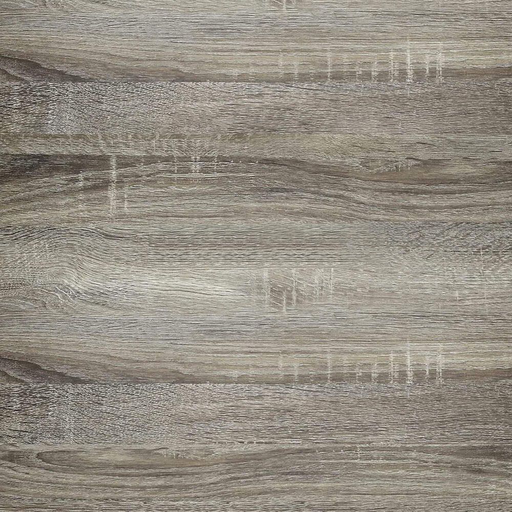 HOMLUX 1-Tier Simplistic Criss-Crossed Coffee Table in French Oak, , large