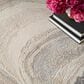 Nourison Brushstrokes 2"2" x 7"6" Cream and Grey Runner, , large