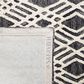 Safavieh Micro-Loop MLP155H 2"3" x 7" Charcoal and Ivory Runner, , large