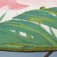 Safavieh Barbados Tropical Floral 6"6" Round Green and Pink Indoor/Outdoor Area Rug, , large