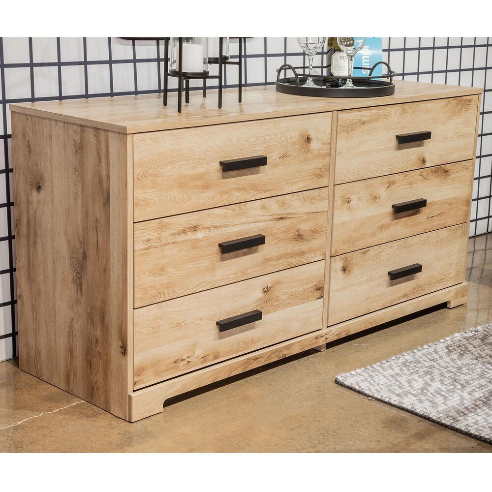 Signature Design by Ashley Larstin 6-Drawer Dresser in Brown, , large