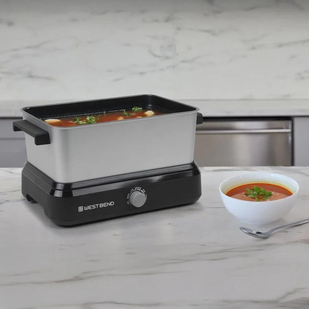 Excalibur 5-Quart Versatility Slow Cooker in Silver, , large