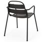 Hearth and Haven Terra Nova 3-Piece Outdoor Bistro Set in Matte Black, , large