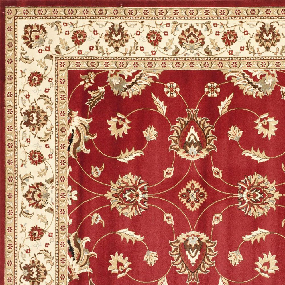 Safavieh Lyndhurst LNH553 5&#39;3&quot; x 7&#39;6&quot; Red and Ivory Area Rug, , large