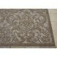 Nourison Damask DAS02 5" x 7" Grey Area Rug, , large
