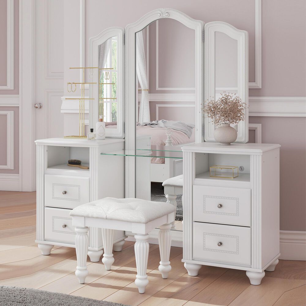 Ashley Kozlani Vanity Only in White, , large