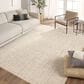 Jaipur Labyrinth Herculean 9" x 12" Feather Gray and Oyster Gray Area Rug, , large