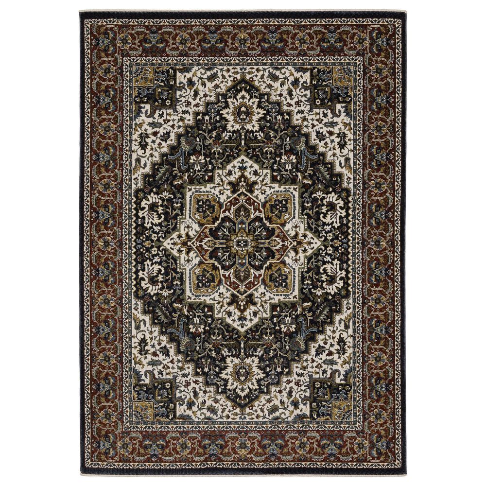 Oriental Weavers Vivian VI06C 7"10" x 10"10" Blue Area Rug, , large