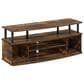 HOMLUX 47.2" Large Entertainment Center Stand for TV up to 55" in Amber Pine and Black, , large
