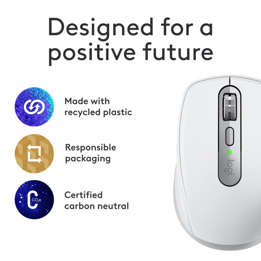 Logitech MX Anywhere Mac 3S Wireless Mouse in Pale Grey, , large