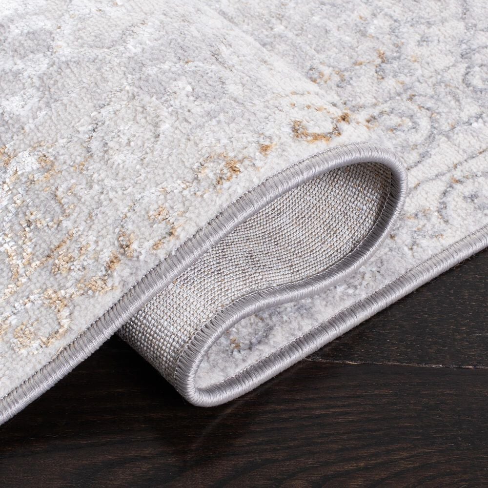 Safavieh Orchard ORC684 4&#39;5&quot; x 6&#39;5&quot; Grey and Gold Area Rug, , large