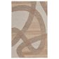 Feizy Pollock 8" x 10" Beige and Ivory Area Rug, , large