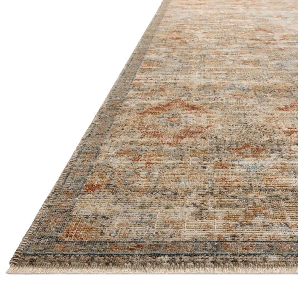 Loloi Heritage 15&#39; Square Gray and Sunset Area Rug, , large
