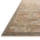 Loloi Heritage 15" Square Gray and Sunset Area Rug, , large