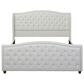 Jennifer Taylor Home Marcella Tufted Wingback King Bed in Antique White, , large