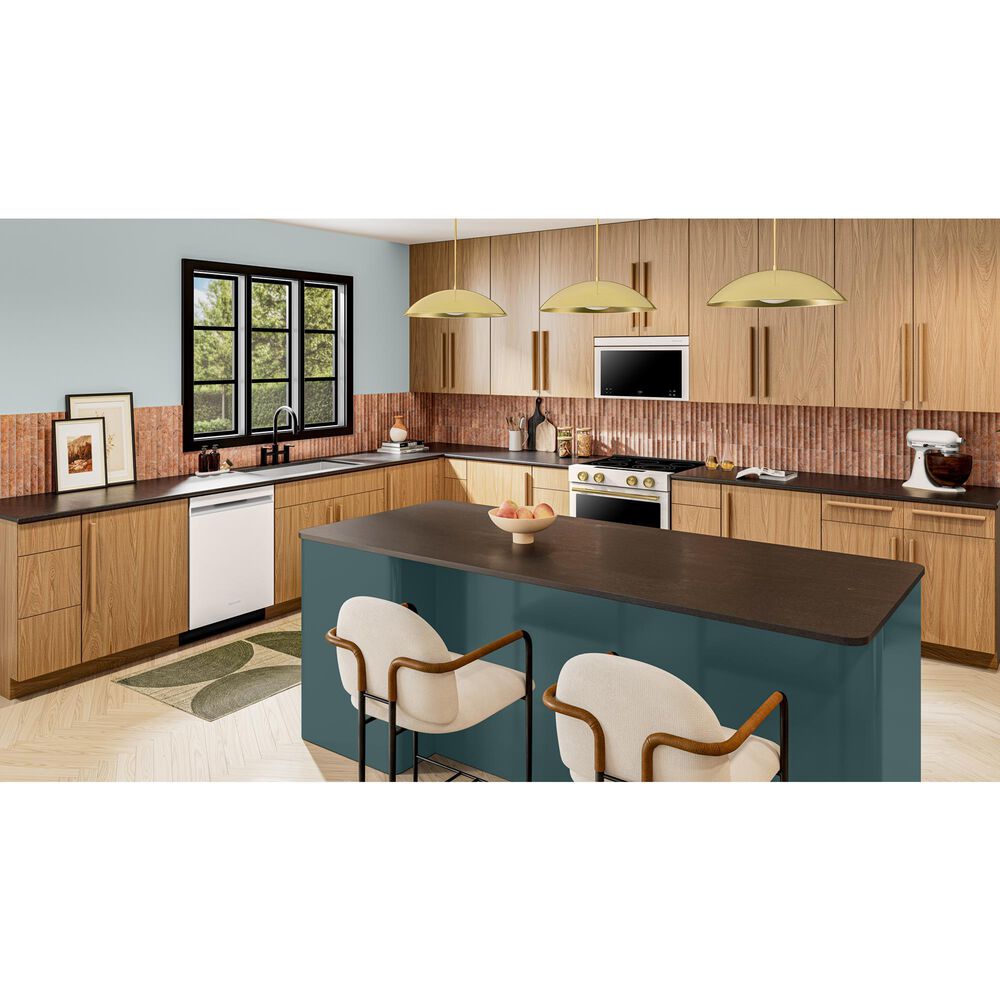KitchenAid 5.3 Cu. Ft. Smart Slide-in Electric Range in Porcelain White, , large