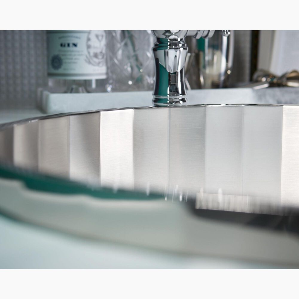 Kohler Brinx 18.75" Single Bowl Bar Sinks in Stainless Steel, , large