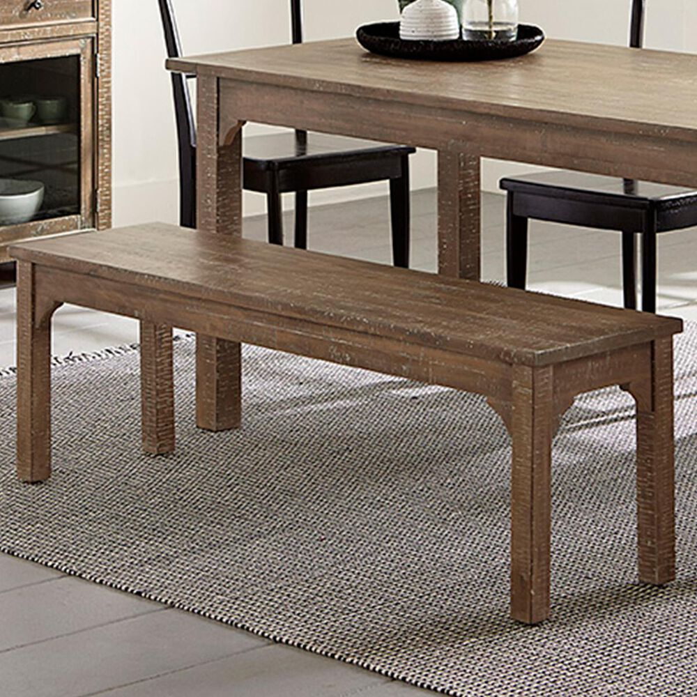 Tiddal Home Teresa Dining Bench in Distressed Oak, , large
