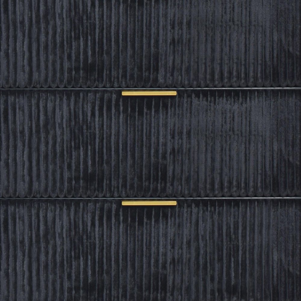New Heritage Design Kailani 3-Piece King Bedroom Set in Black and Gold, , large