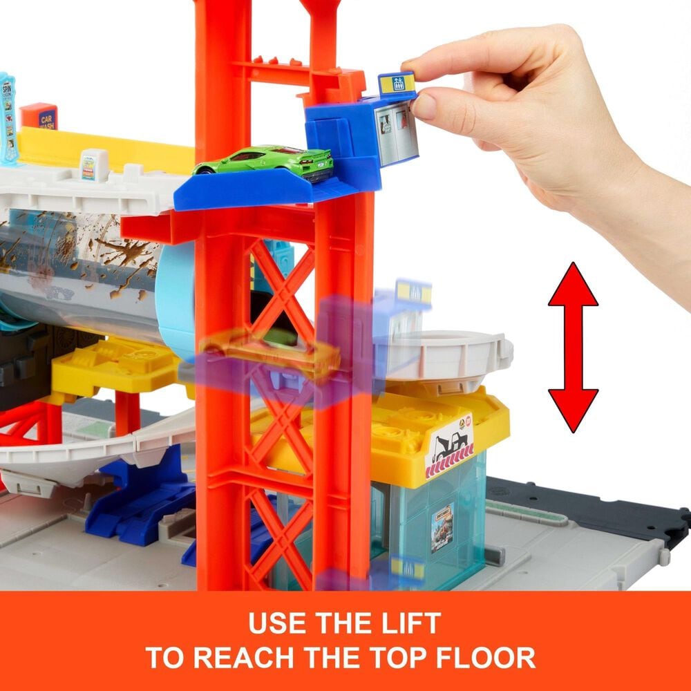 Matchbox Spin Cyclone Car Wash Playset in Multicolor, , large