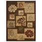 Safavieh Lyndhurst LNH554 8"9" x 12" Brown and Multicolor Area Rug, , large