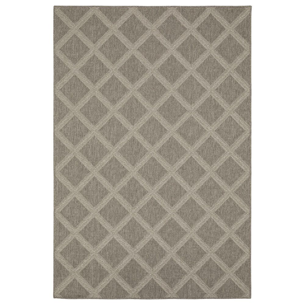 Oriental Weavers Caicos CA02N 9"10" x 12"10" Grey Area Rug, , large