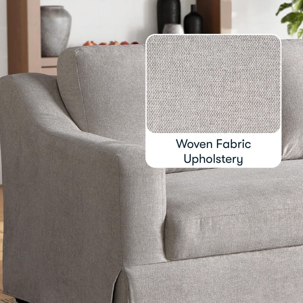 Lifestyle Solutions Haddington Stationary Sleeper Sofa in Linen, , large