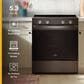 Whirlpool 30" Electric Smart Range in Black-on-Stainless Steel, , large