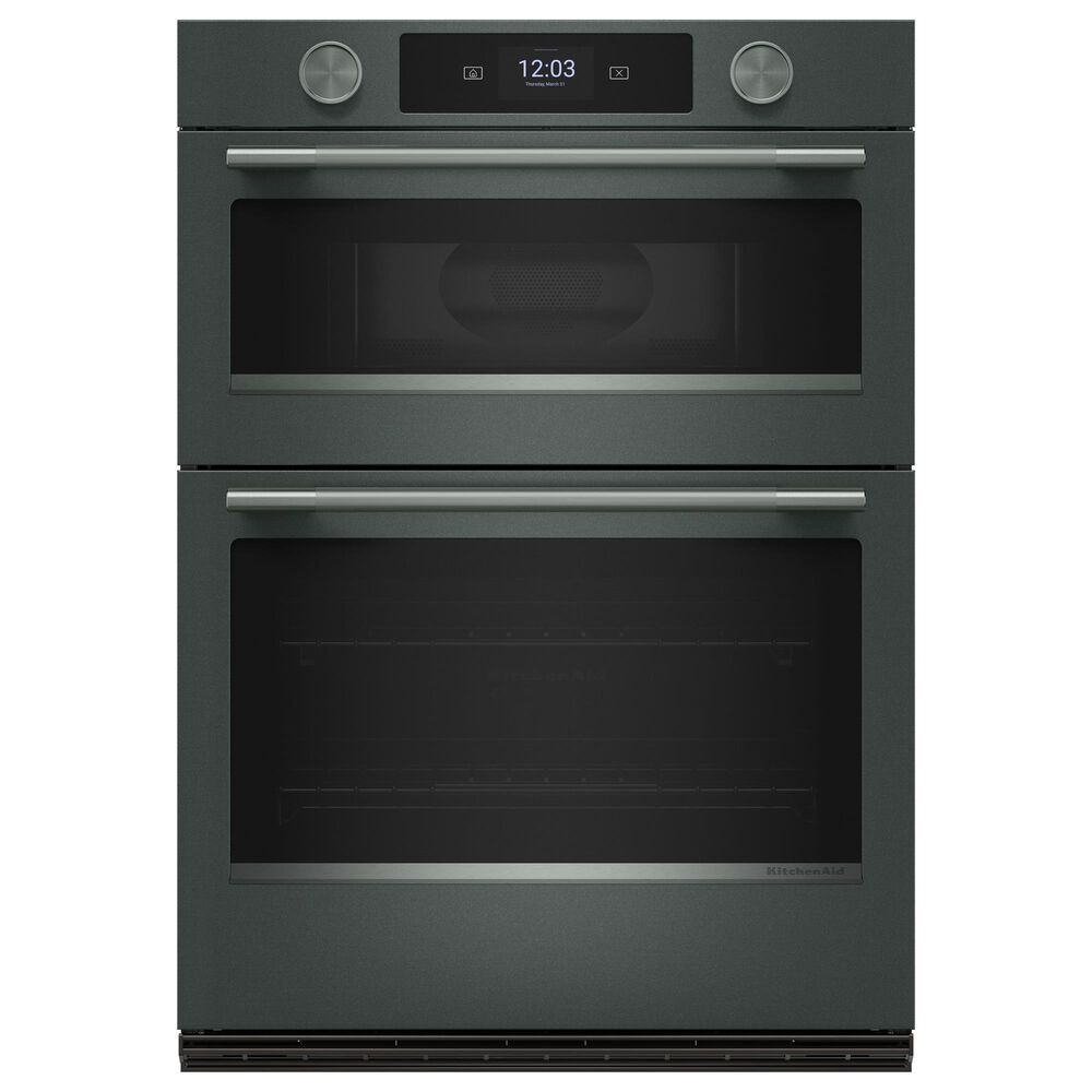 KitchenAid 6.4 Cu. Ft. Smart Electric Combo Wall Oven with Intelligent Cooking Camera in Juniper, , large