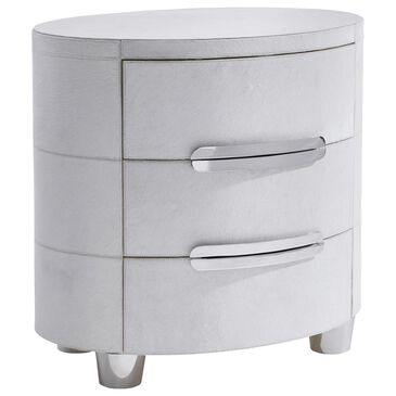 Bernhardt Lyric 3-Drawer Nightstand in White, , large