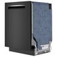 Bosch 500 Series 24" Built-In Pocket Handle Dishwasher with 8 Wash Cycles in Black, , large