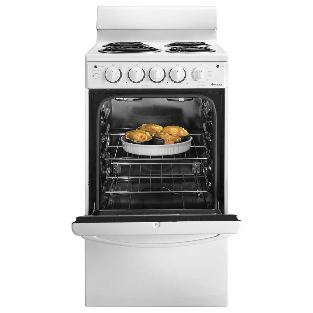 Amana 20&quot; Freestanding Electric Range in White, , large