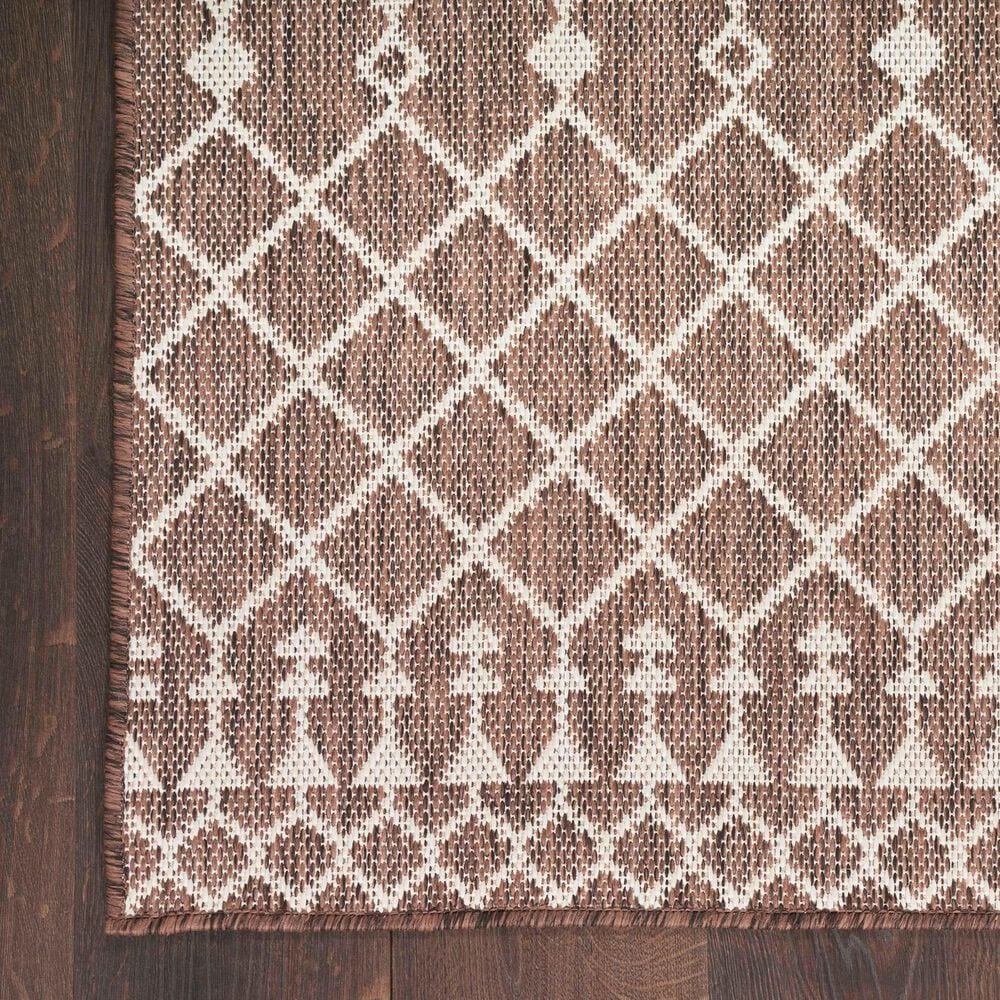 Nourison Positano Southwestern Natural 5&#39; x 7&#39; Indoor/Outdoor Area Rug, , large