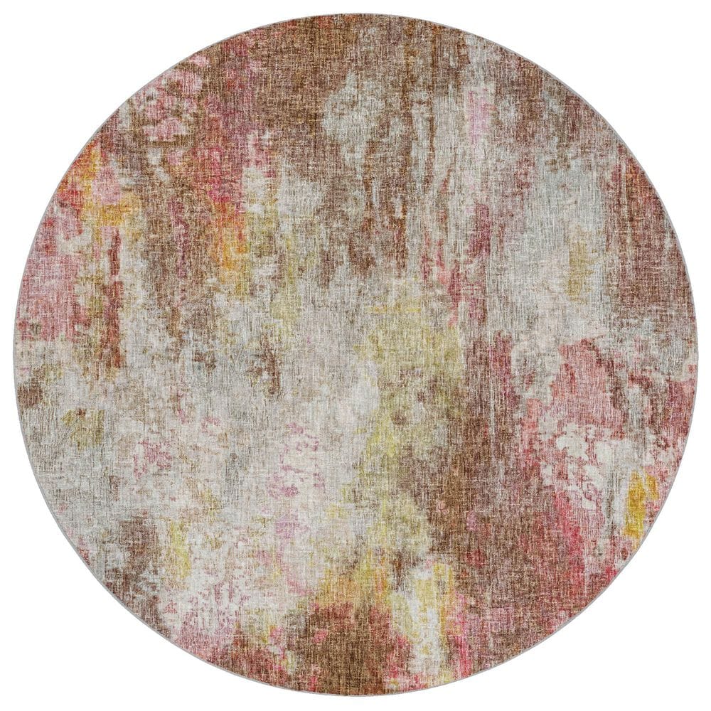 Dalyn Rug Company Boca BO10 Blush 8" Round Area Rug, , large