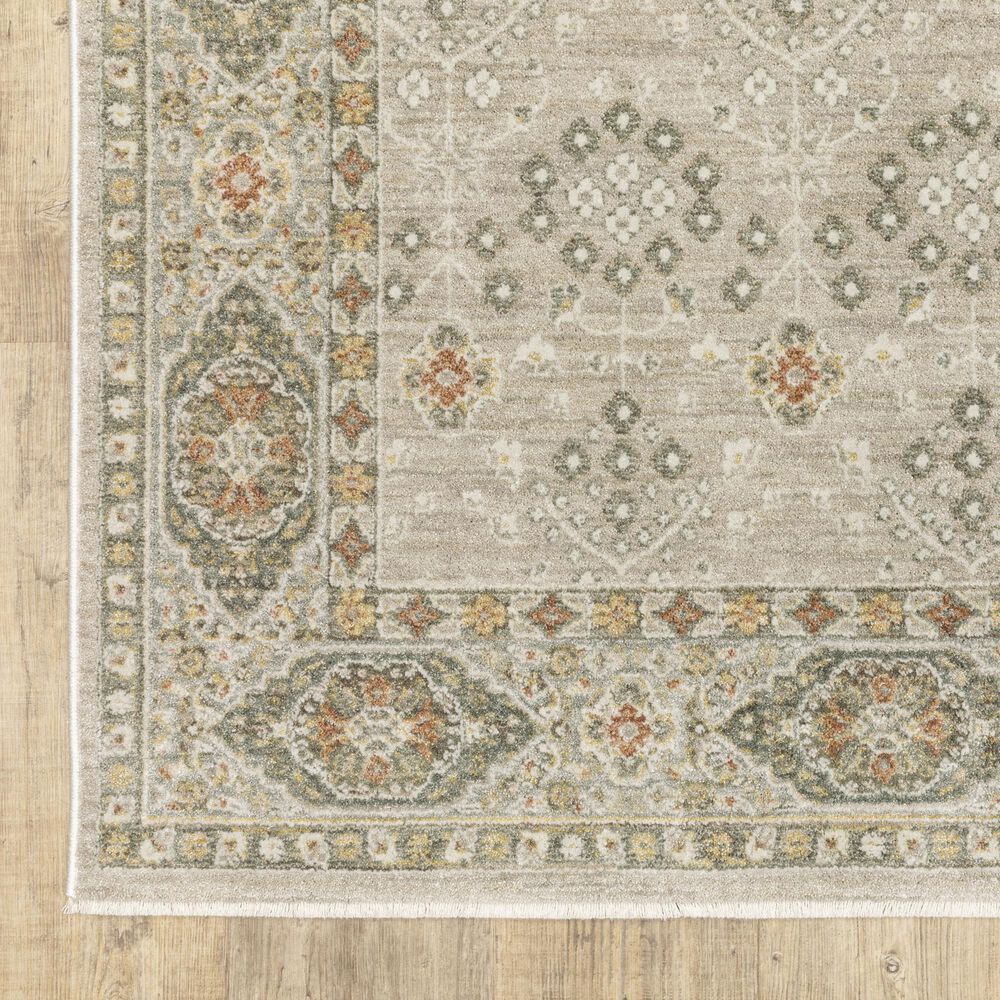 Oriental Weavers Keaton Beige and Brown 2'3" x 7'6" Runner, , large
