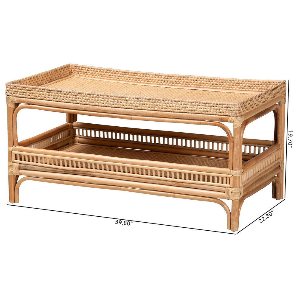 Baxton Studio Lombok Coffee Table in Natural, , large