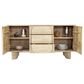 LH Imports Haru 3-Drawer Sideboard without Hutch in Sand Wash, , large