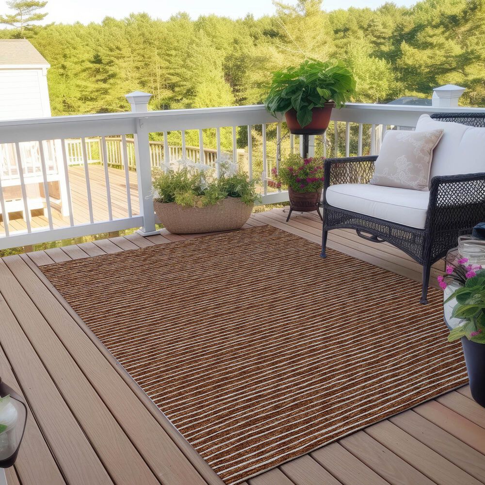 Dalyn Rug Company Laidley 3&#39; x 5&#39; Paprika Indoor/Outdoor Area Rug, , large