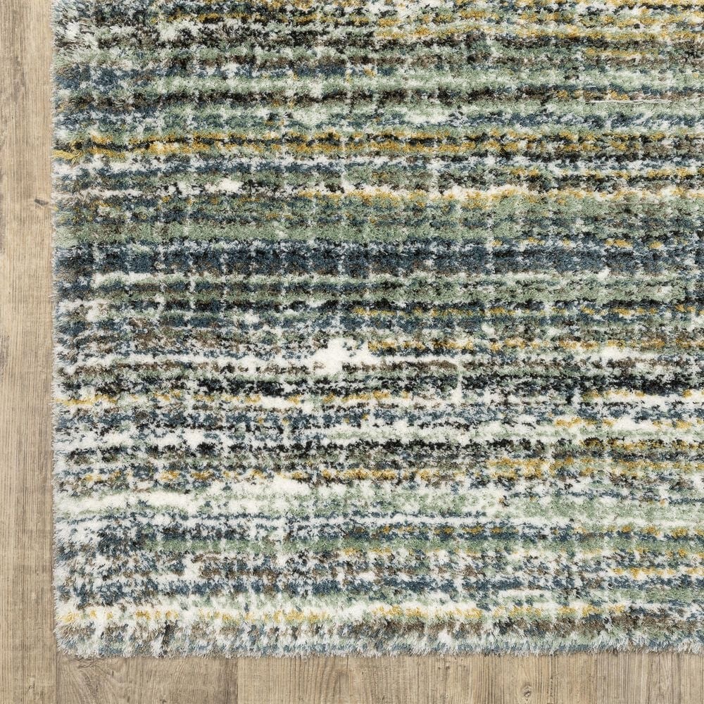 Oriental Weavers Galileo GAL07 Green and Blue 7&#39;10&quot; x 10&#39;10&quot; Area Rug, , large