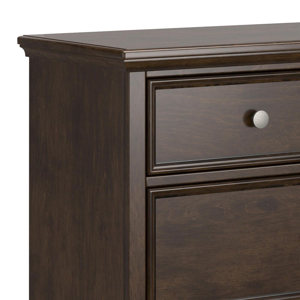 Ashley Danabrin 4-Piece Twin Panel Bedroom Set in Brown, , large