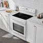 Midea 6.3 Cu. Ft. 4-Element Freestanding Electric Range with Steam Cleaning in White, , large